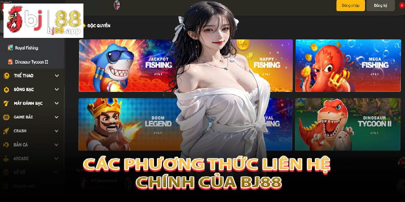 Các hình thức liên hệ BJ88 người chơi nên biết 